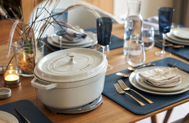 Овална тенджера Cocotte, чугун, 27 см/3,2 л, White Truffle - Staub