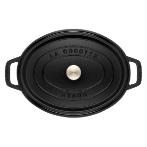 Овална тенджера Cocotte, чугун, 29 см/4,2 л, Black - Staub