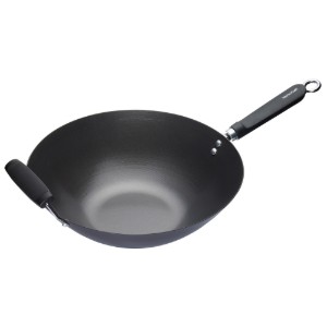 Уок тиган, 35,5 см, въглеродна стомана - Kitchen Craft