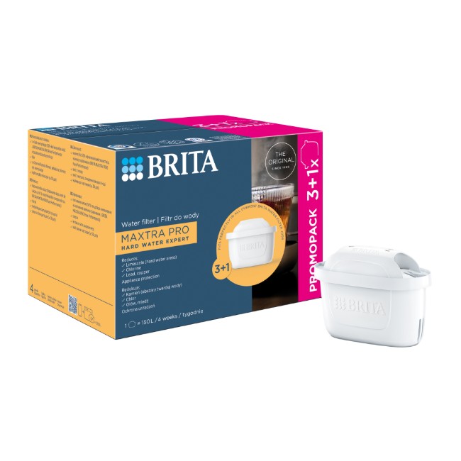 Комплект от 3+1 филтъра BRITA Maxtra PRO Hard Water Expert