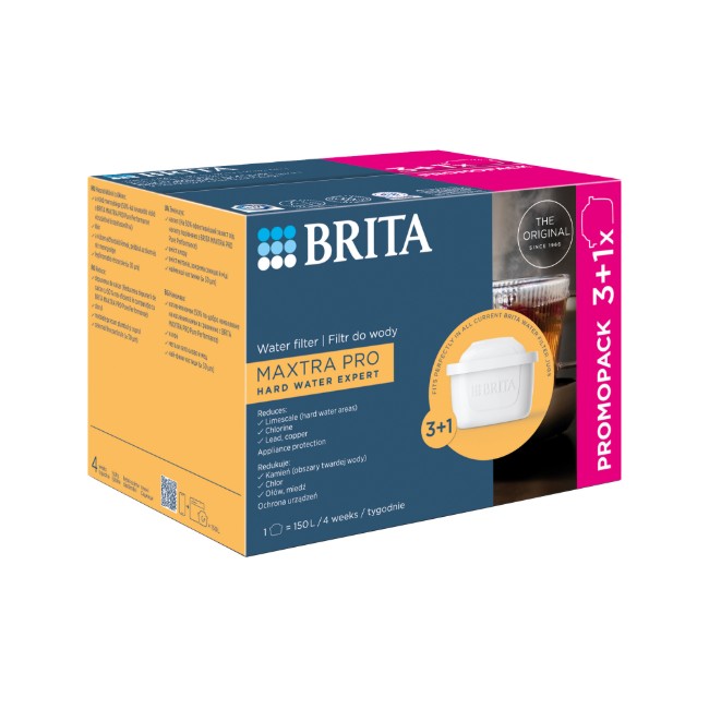 Комплект от 3+1 филтъра BRITA Maxtra PRO Hard Water Expert