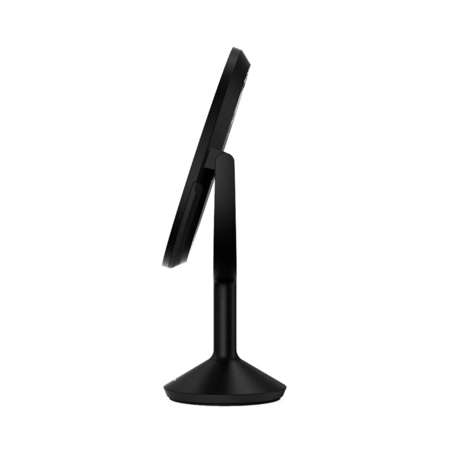 Козметично огледало със сензор, 25 см, "Trio Max", Matte Black Steel - simplehuman