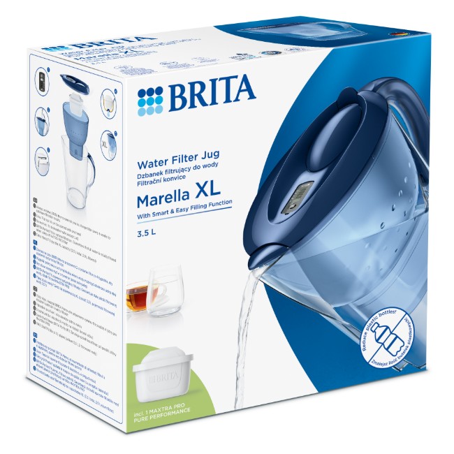 Филтърна кана, BRITA Marella XL 3,5 L Maxtra PRO (blue)