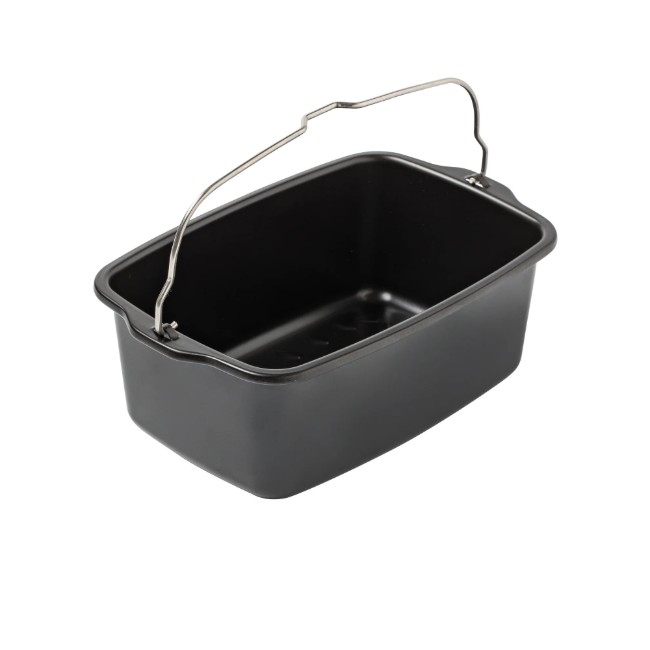 Правоъгълен съд за фритюрник с горещ въздух, стомана, 20 x 13 см - PYREX