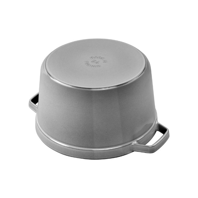 Дълбока тенджера Cocotte, чугунена, 24 см/4,7 л, Graphite Grey - Staub