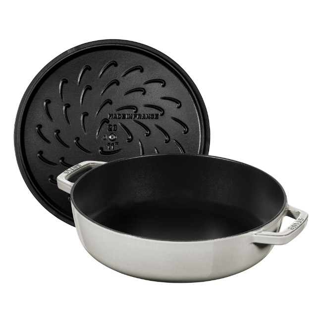 Гювеч Chistera, чугунен, 28 см, White Truffle - Staub