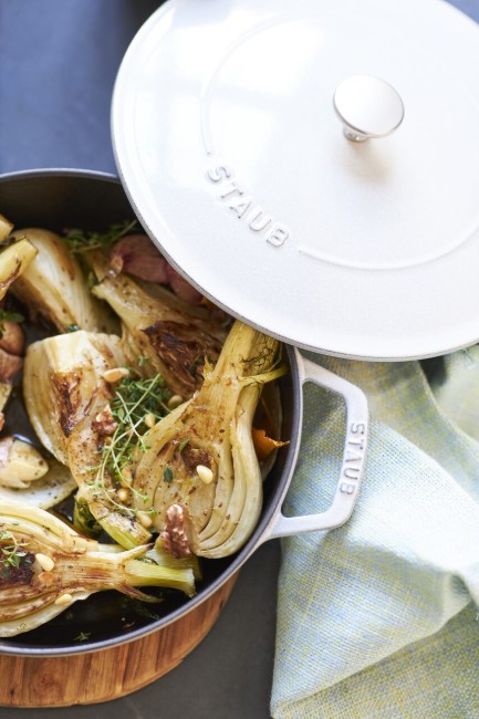 Гювеч Chistera, чугунен, 28 см, White Truffle - Staub