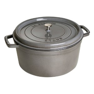 Тенджера Cocotte, чугун, 34 см/12,6 л, Graphite Grey - Staub
