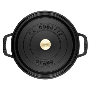 Тенджера Cocotte, чугун, 34 см/12,6 л, Black - Staub