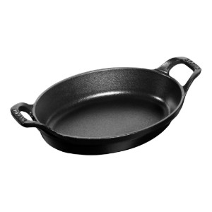 Овален съд за фурна, чугун, 28 см, Black - Staub