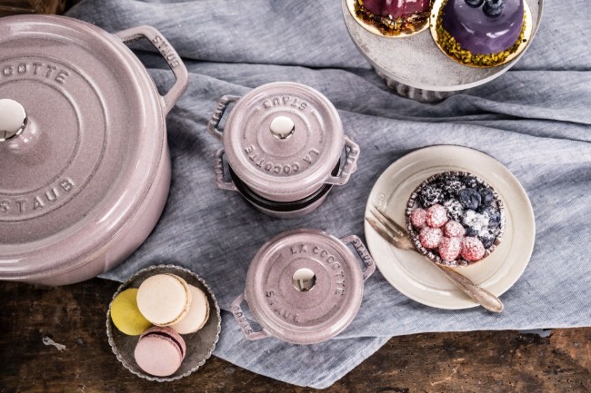 Мини тенджера за готвене Cocotte, чугунена, 10 см/0.25 л, Cherry Blossom - Staub