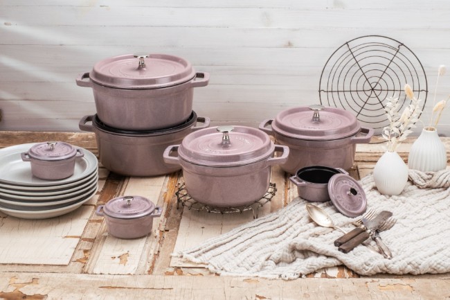 Мини тенджера за готвене Cocotte, чугунена, 10 см/0.25 л, Cherry Blossom - Staub