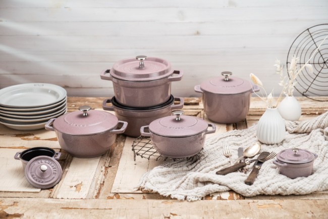 Мини тенджера за готвене Cocotte, чугунена, 10 см/0.25 л, Cherry Blossom - Staub