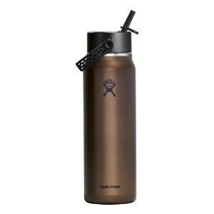 "Lightweight Straw" термоизолирана бутилка, неръждаема стомана, 950 ml, Obsidian - Hydro Flask