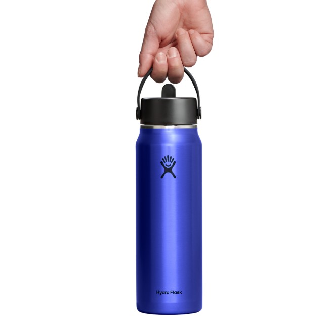 "Lightweight Straw" термоизолирана бутилка, неръждаема стомана, 950 ml, Sapphire Blue - Hydro Flask
