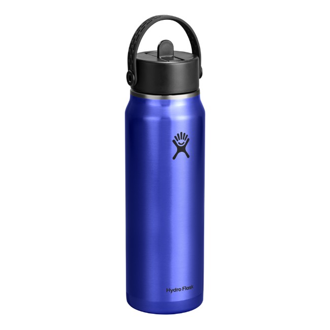 "Lightweight Straw" термоизолирана бутилка, неръждаема стомана, 950 ml, Sapphire Blue - Hydro Flask
