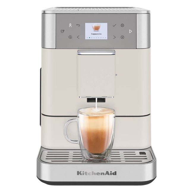 Автоматична електрическа еспресо машина KF6, 1450 W, цвят "Porcelain White" - KitchenAid