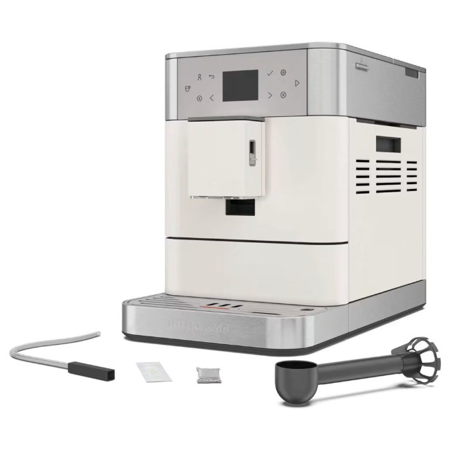 Автоматична електрическа еспресо машина KF6, 1450 W, цвят "Porcelain White" - KitchenAid