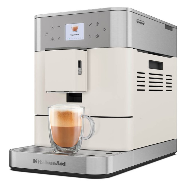 Автоматична електрическа еспресо машина KF6, 1450 W, цвят "Porcelain White" - KitchenAid