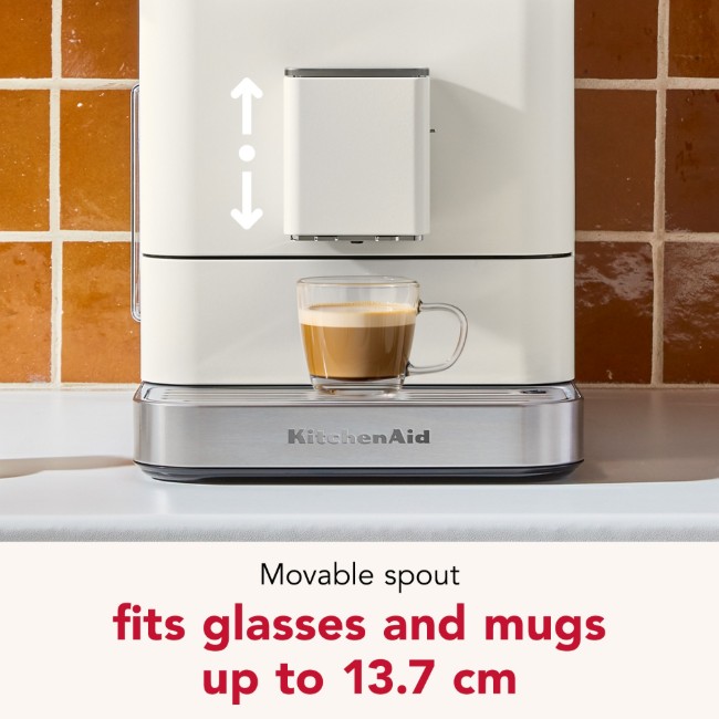 Автоматична електрическа еспресо машина KF6, 1450 W, цвят "Porcelain White" - KitchenAid