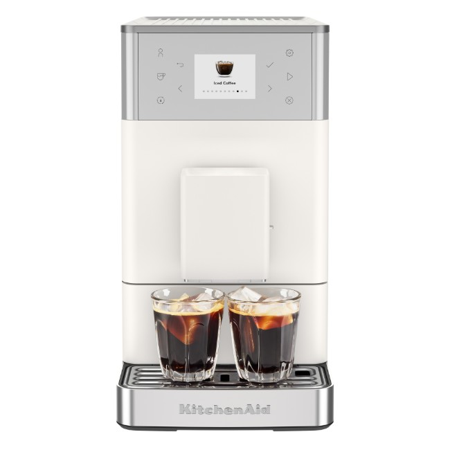 Автоматична електрическа еспресо машина KF3, 1450 W, цвят "Porcelain White" - KitchenAid