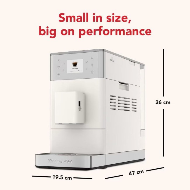 Автоматична електрическа еспресо машина KF3, 1450 W, цвят "Porcelain White" - KitchenAid