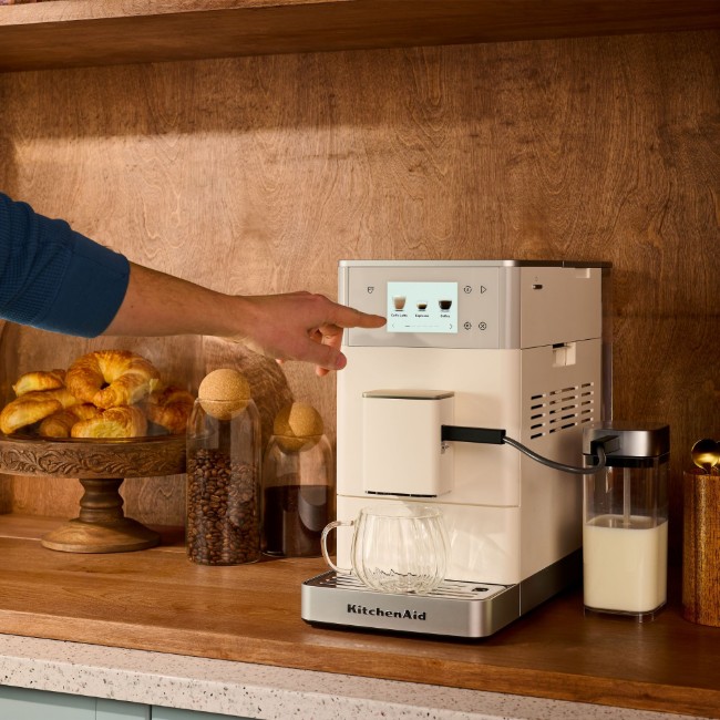 Автоматична електрическа еспресо машина KF4, 1450 W, цвят "Porcelain White" - KitchenAid
