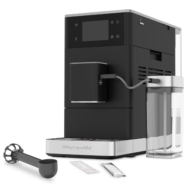 Автоматична електрическа еспресо машина KF4, 1450 W, матово черно - KitchenAid