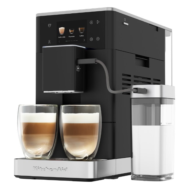 Автоматична електрическа еспресо машина KF4, 1450 W, матово черно - KitchenAid