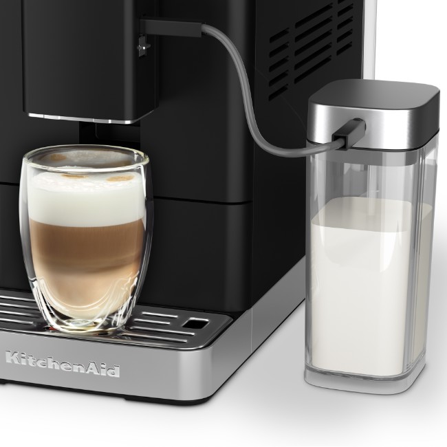 Автоматична електрическа еспресо машина KF4, 1450 W, матово черно - KitchenAid