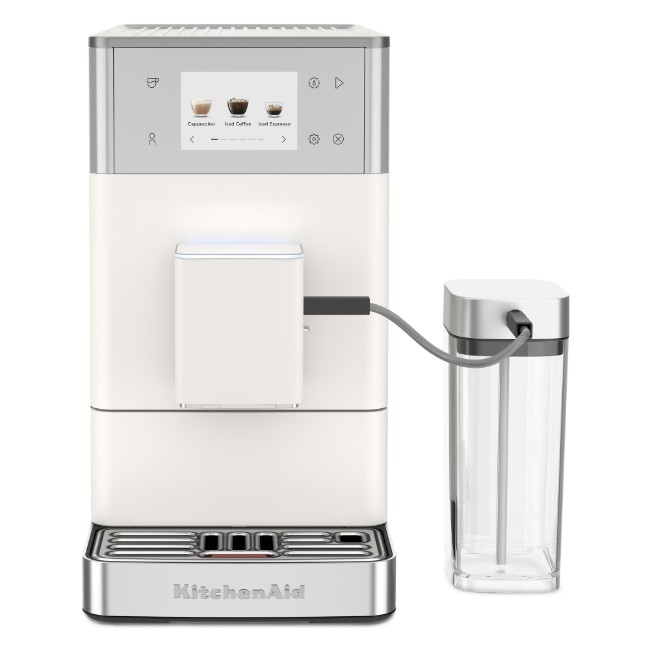 Автоматична електрическа еспресо машина KF4, 1450 W, цвят "Porcelain White" - KitchenAid