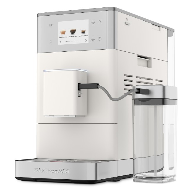 Автоматична електрическа еспресо машина KF4, 1450 W, цвят "Porcelain White" - KitchenAid