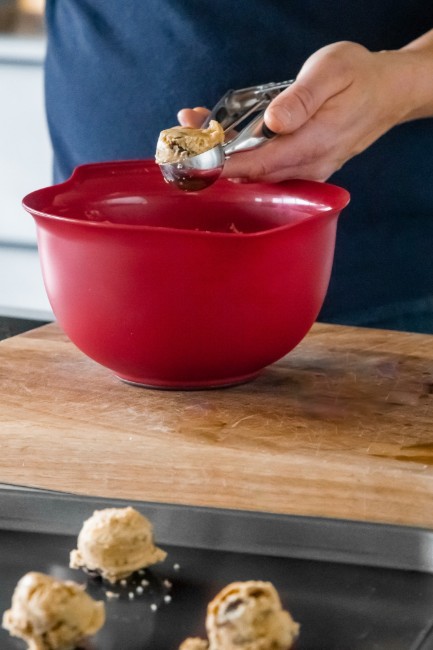 Комплект от 3 купи за смесване, пластмасови, Empire Red - марка KitchenAid
