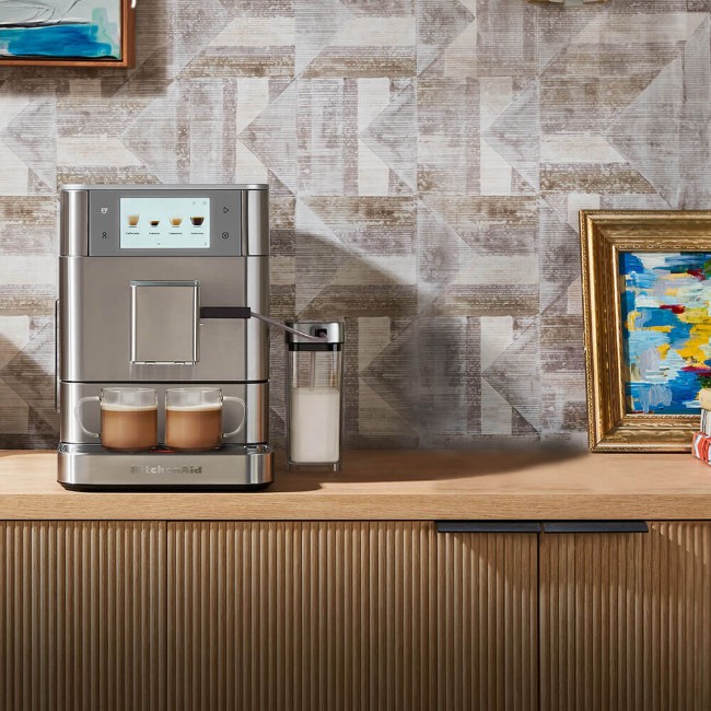 Автоматична електрическа еспресо машина KF8, 1450 W, цвят "Stainless Steel" - KitchenAid