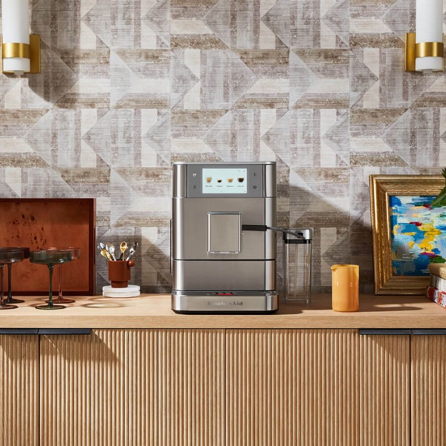 Автоматична електрическа еспресо машина KF8, 1450 W, цвят "Stainless Steel" - KitchenAid