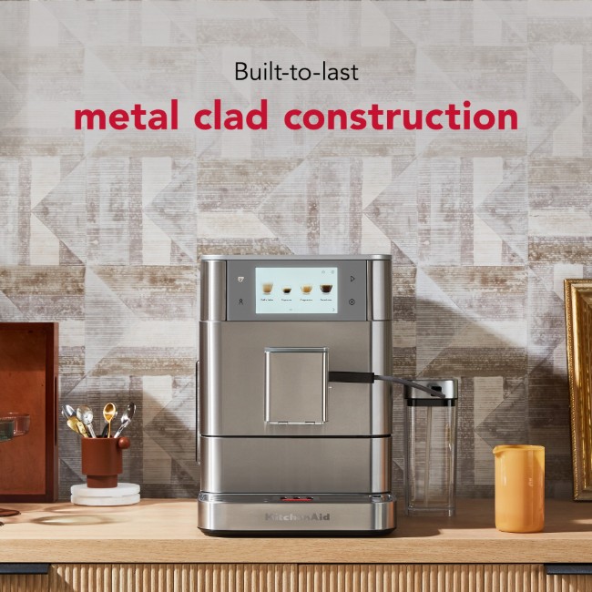 Автоматична електрическа еспресо машина KF8, 1450 W, цвят "Stainless Steel" - KitchenAid
