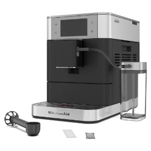 Автоматична електрическа еспресо машина KF8, 1450 W, цвят "Cast Iron Black" - KitchenAid