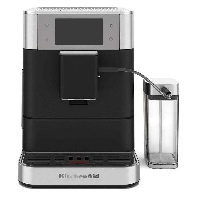 Автоматична електрическа еспресо машина KF8, 1450 W, цвят "Cast Iron Black" - KitchenAid