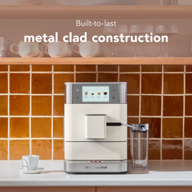 Автоматична електрическа еспресо машина KF8, 1450 W, цвят "Porcelain White" - KitchenAid