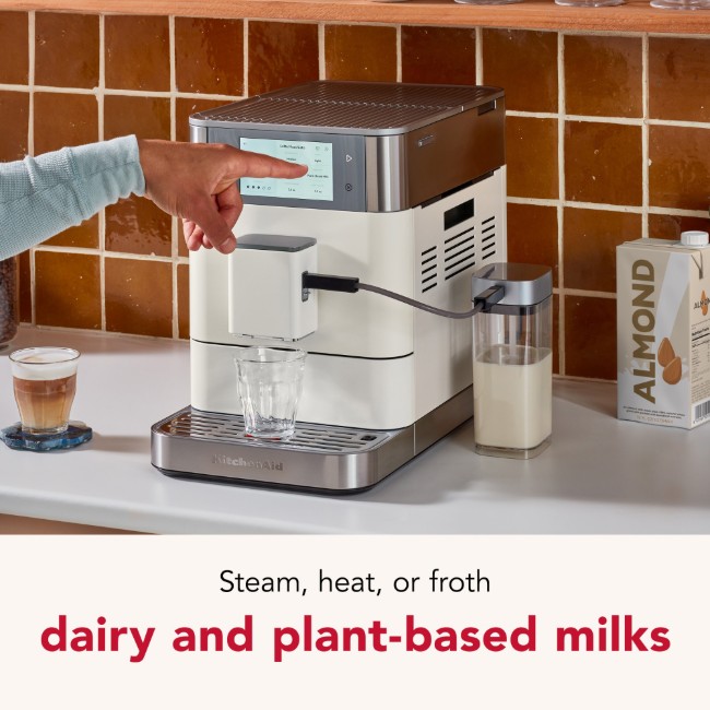 Автоматична електрическа еспресо машина KF8, 1450 W, цвят "Porcelain White" - KitchenAid