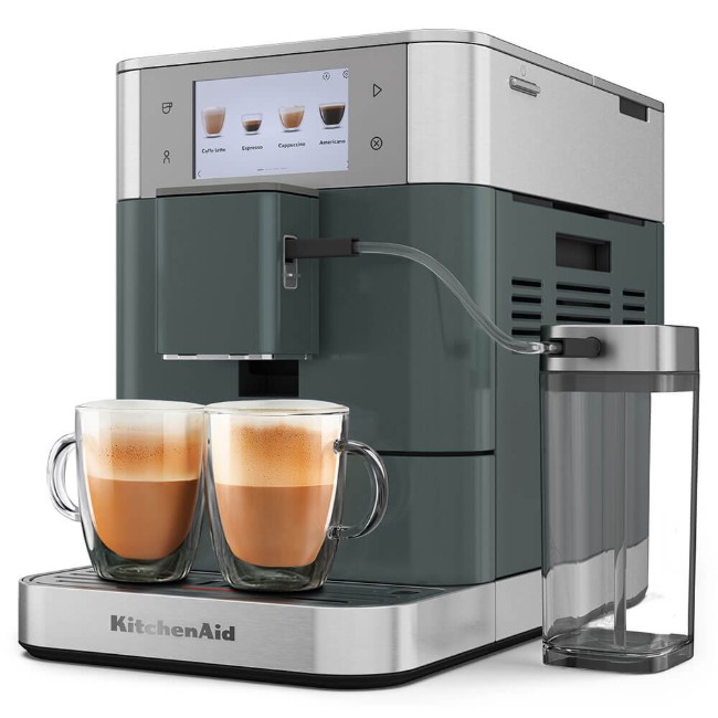 Автоматична електрическа еспресо машина KF8, 1450 W, цвят "Juniper" - KitchenAid