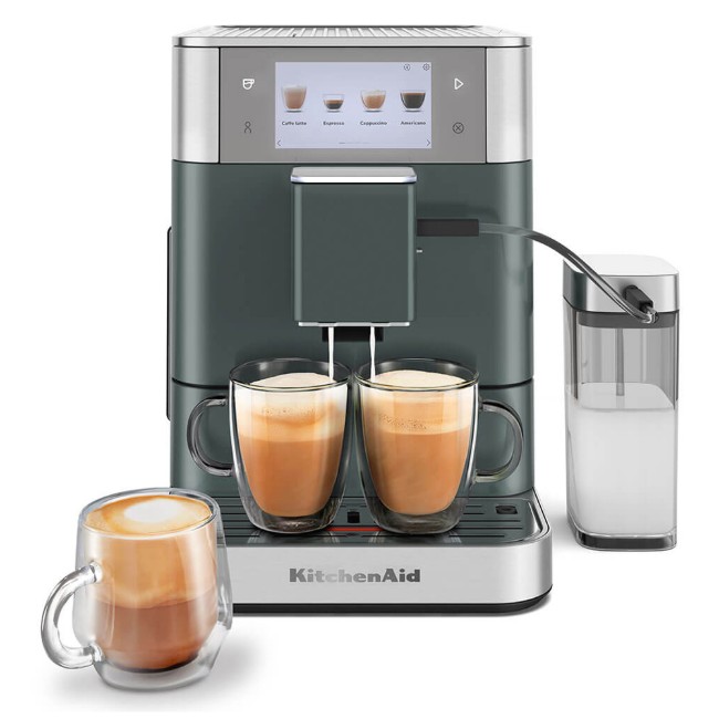 Автоматична електрическа еспресо машина KF8, 1450 W, цвят "Juniper" - KitchenAid