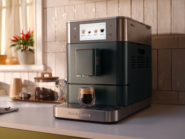 Автоматична електрическа еспресо машина KF8, 1450 W, цвят "Juniper" - KitchenAid