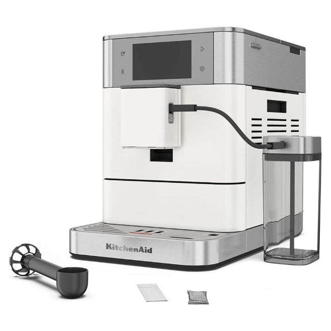 Автоматична електрическа еспресо машина KF8, 1450 W, цвят "Porcelain White" - KitchenAid
