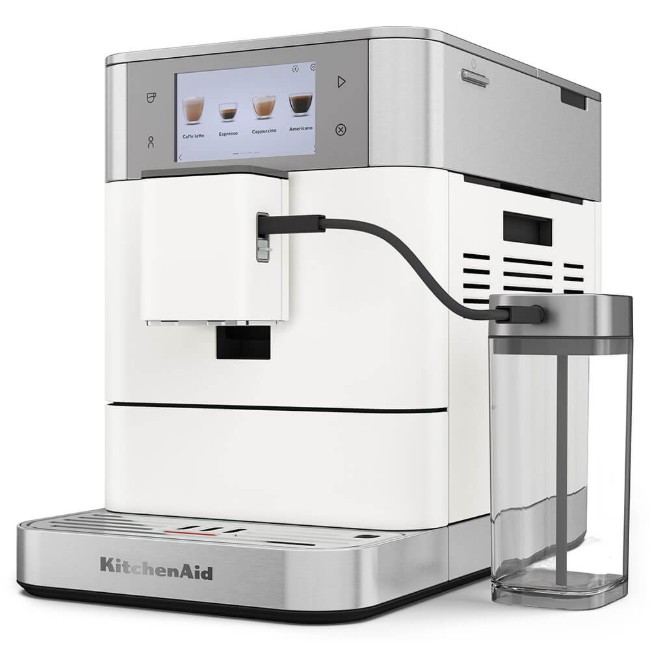 Автоматична електрическа еспресо машина KF8, 1450 W, цвят "Porcelain White" - KitchenAid