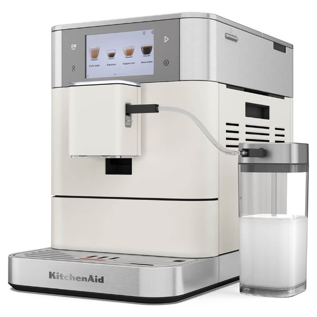 Автоматична електрическа еспресо машина KF8, 1450 W, цвят "Porcelain White" - KitchenAid