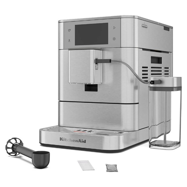 Автоматична електрическа еспресо машина KF8, 1450 W, цвят "Stainless Steel" - KitchenAid
