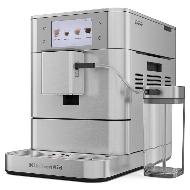 Автоматична електрическа еспресо машина KF8, 1450 W, цвят "Stainless Steel" - KitchenAid