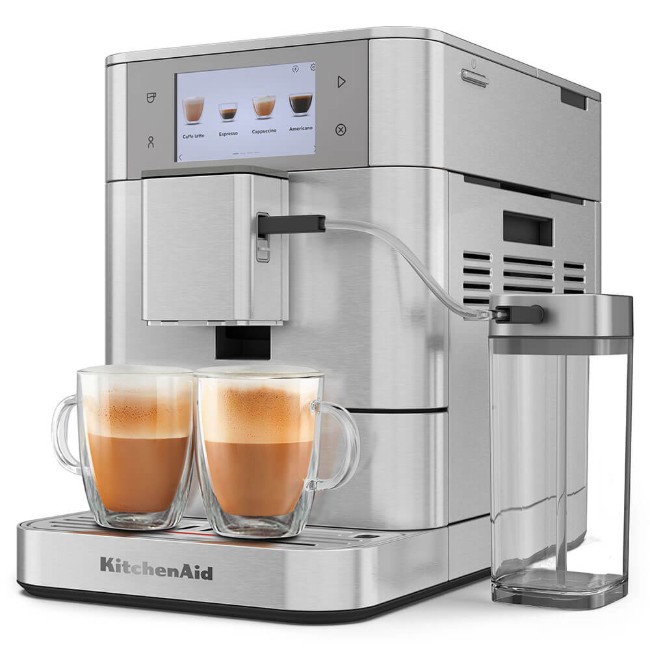 Автоматична електрическа еспресо машина KF8, 1450 W, цвят "Stainless Steel" - KitchenAid