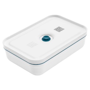 Вакуумно запечатващ контейнер за храна, пластмасов, 1L, "FRESH & SAVE" La Mer, бял - Zwilling